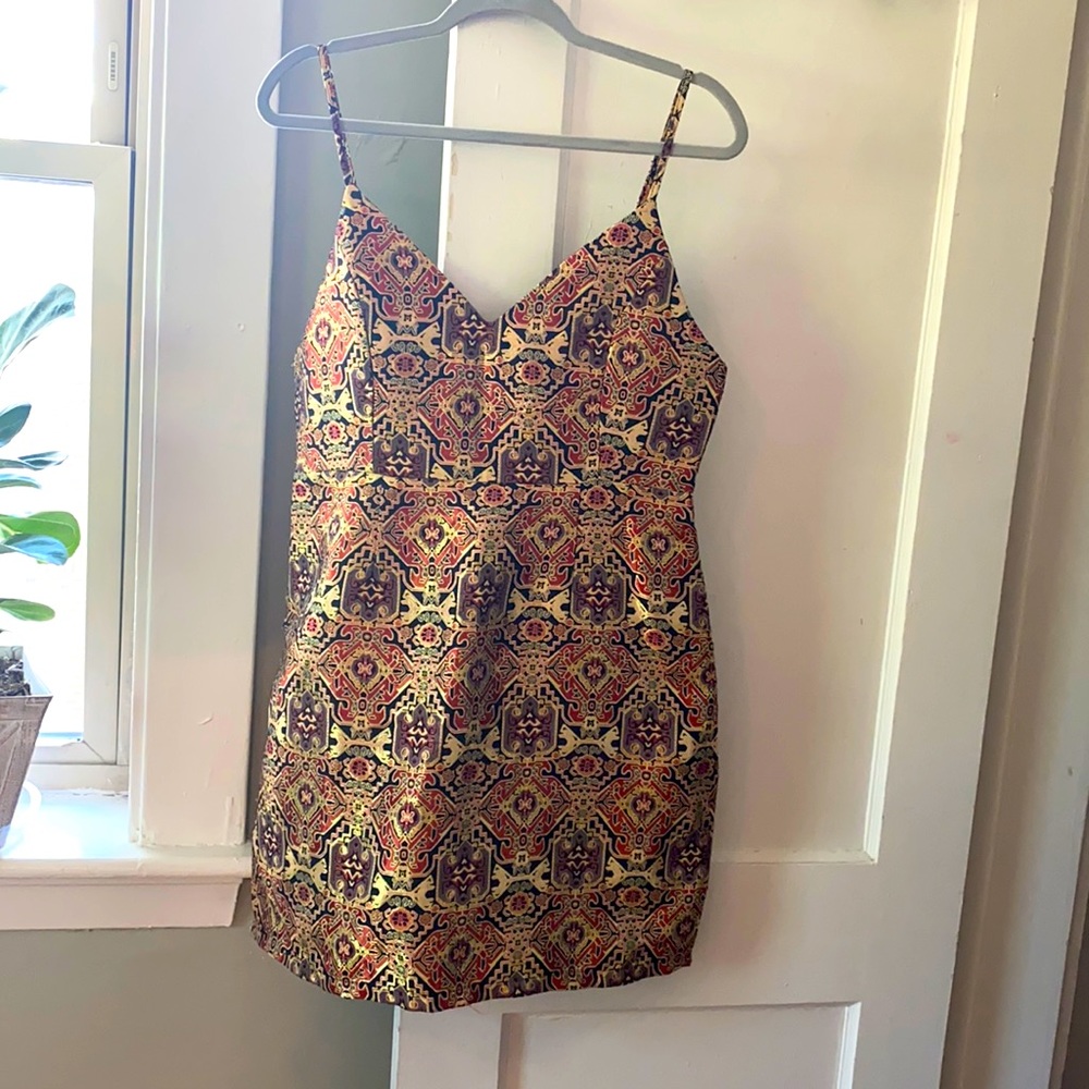 Gianni Bini Jacquard Dress Size L